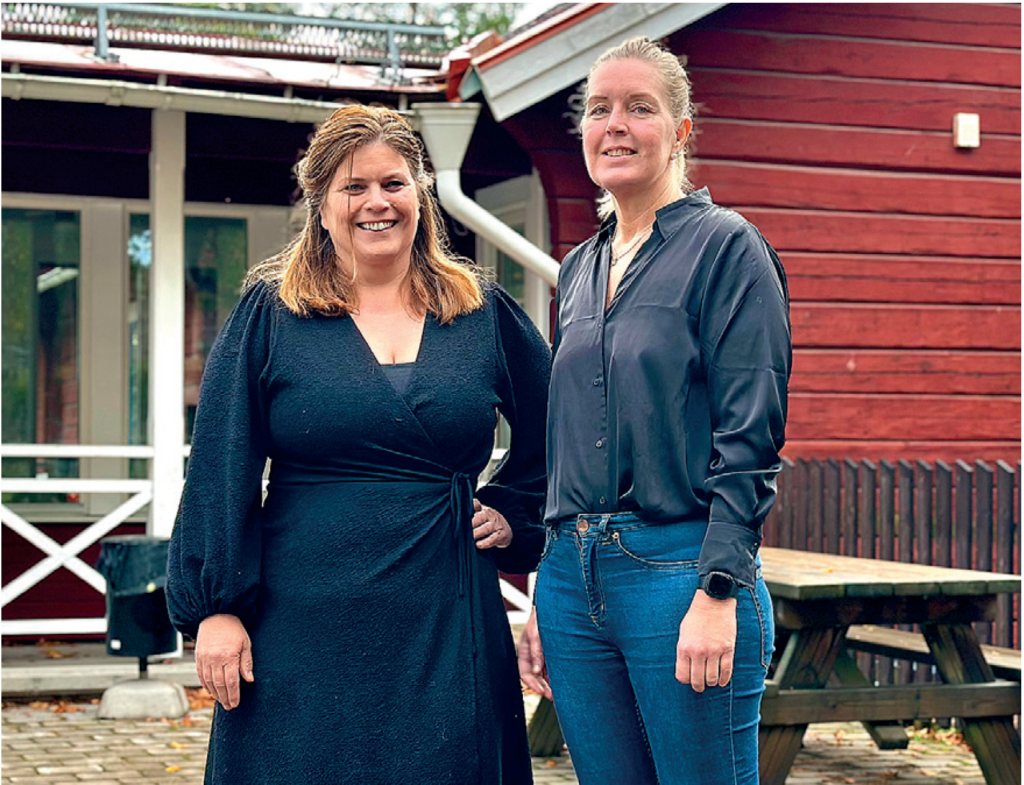 Erika och Agneta som jobbar med barn- och ungdomsverksamhet på Sigridsgården.